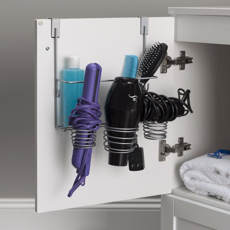 Home Basics Cabinet Hair Care and Styling Tool Bath Accessory Storage